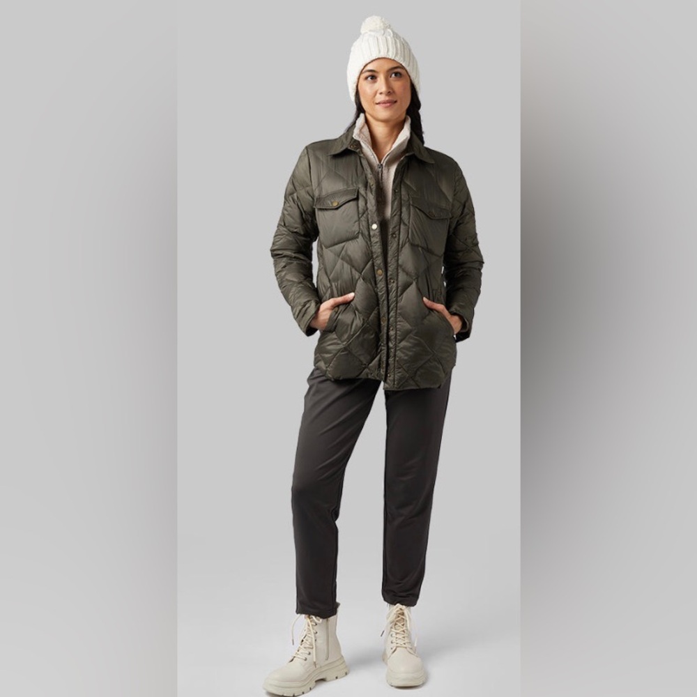 Olive Quilted Women's Jacket